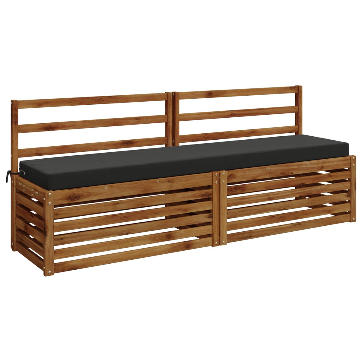Jastučić za klupu SOEST 100% poliester Antracit 180 x 40 x 8 cm
