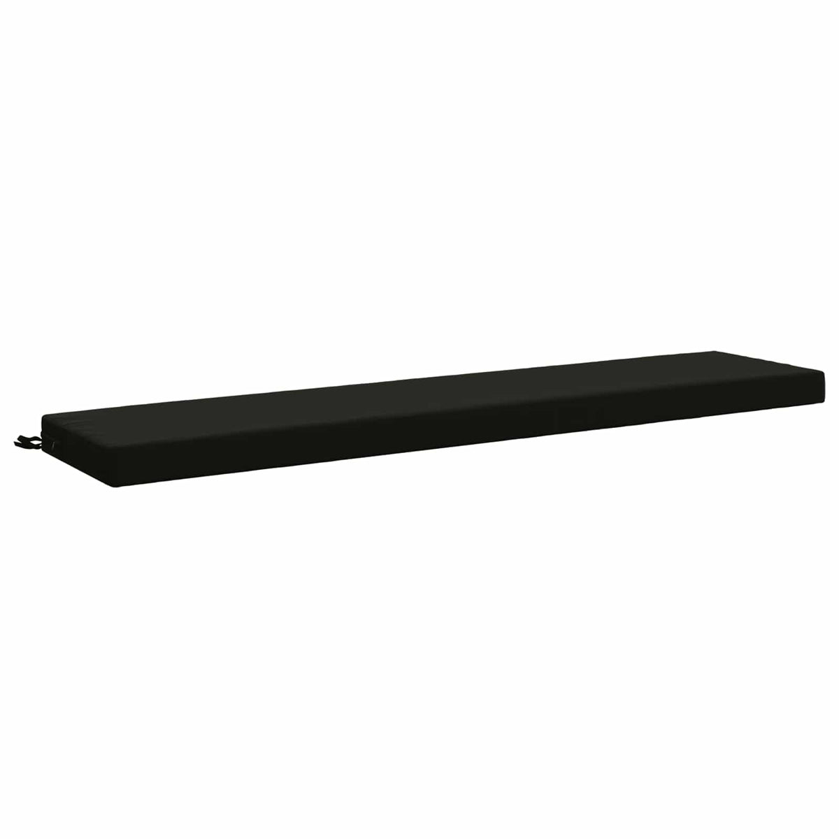 Jastučić za klupu SOEST 100% poliester Crna 200 x 40 x 8 cm