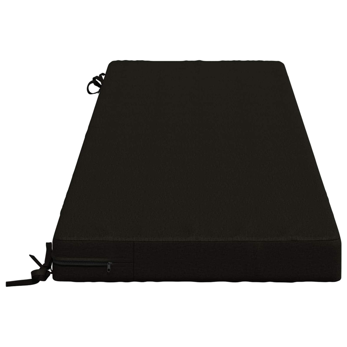Jastučić za klupu SOEST 100% poliester Crna 150 x 50 x 8 cm
