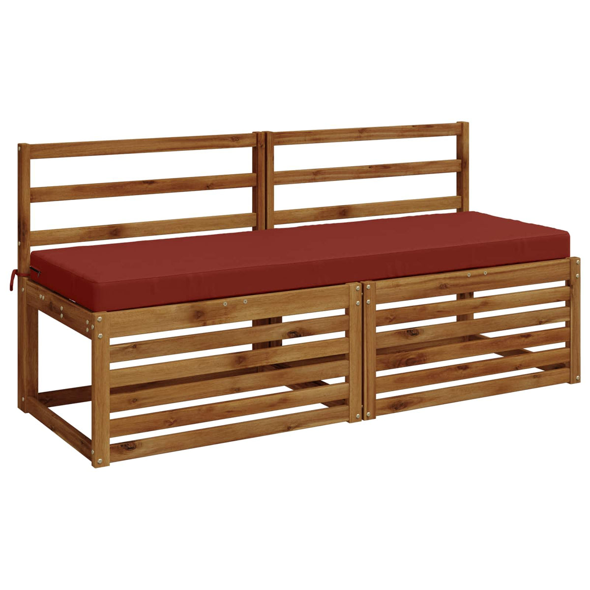 Jastučić za klupu SOEST 100% poliester Crvena 150 x 50 x 8 cm