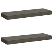Jastučići za klupe - 2 dijela VUGHT 2 pcs 100% poliester Siva