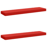 Jastučići za klupe - 2 dijela VUGHT 2 pcs 100% poliester Crvena