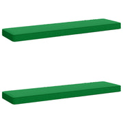 Jastučići za klupe - 2 dijela VUGHT 2 pcs 100% poliester Zelena
