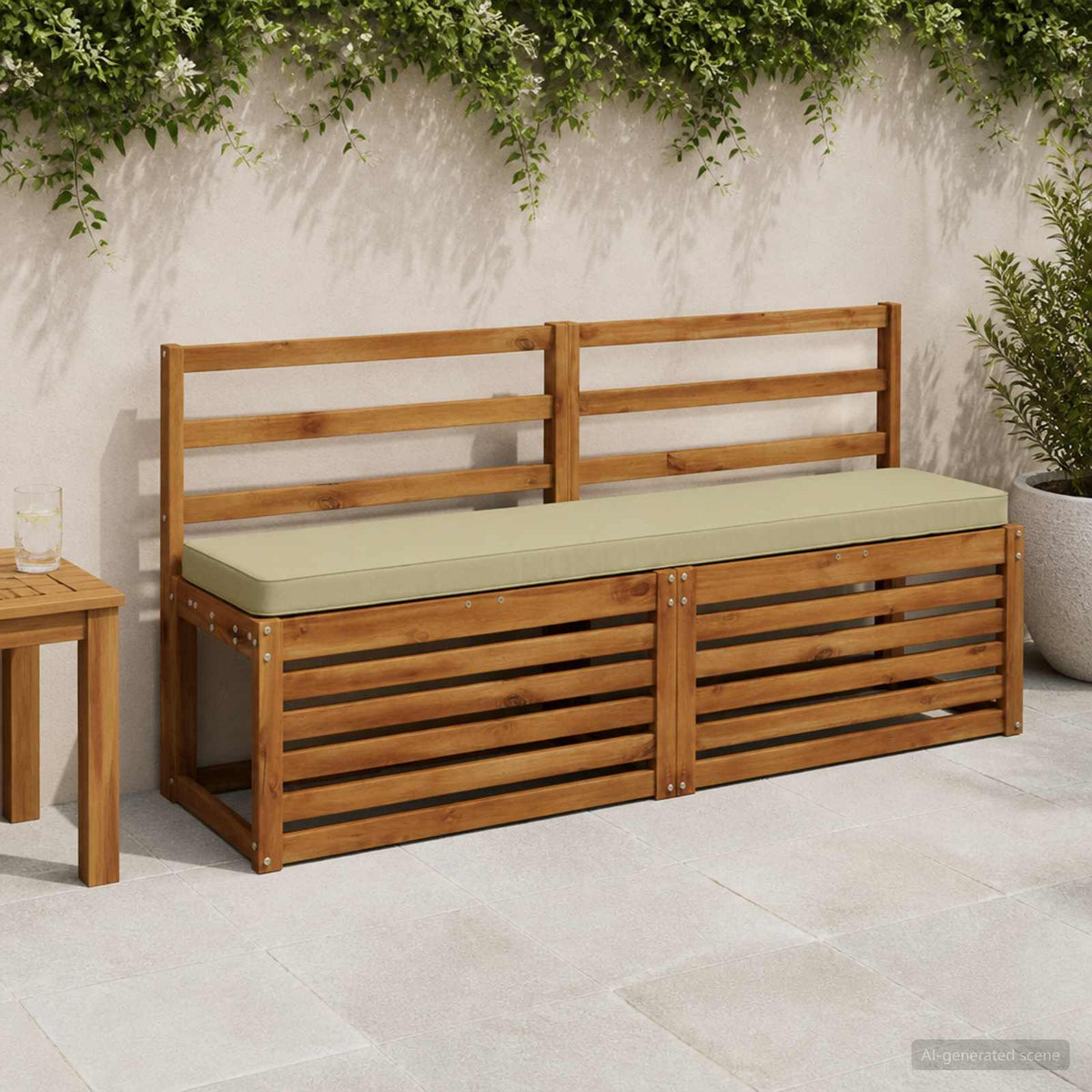 Jastučići za klupe - 2 dijela VUGHT 2 pcs 100% poliester