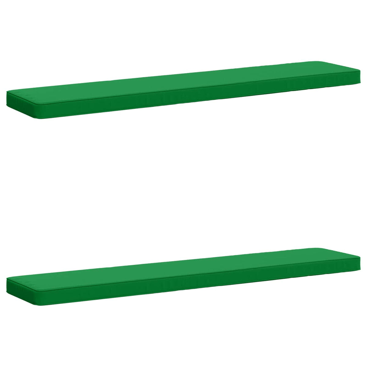 Jastučići za klupe - 2 dijela VUGHT 2 pcs 100% poliester Zelena