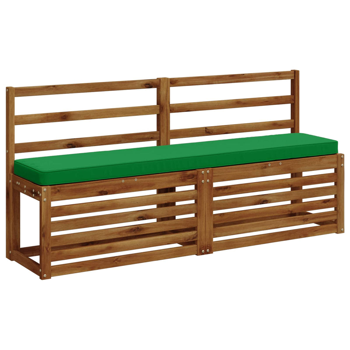 Jastučići za klupe - 2 dijela VUGHT 2 pcs 100% poliester Zelena