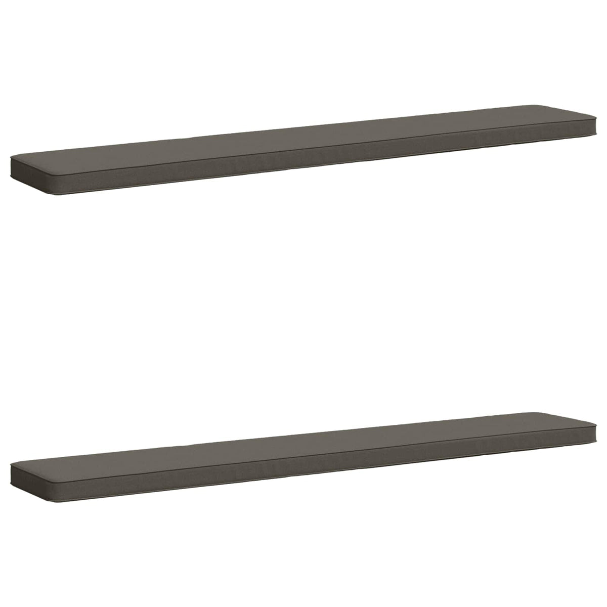 Jastučići za klupe - 2 dijela VUGHT 2 pcs 100% poliester Siva