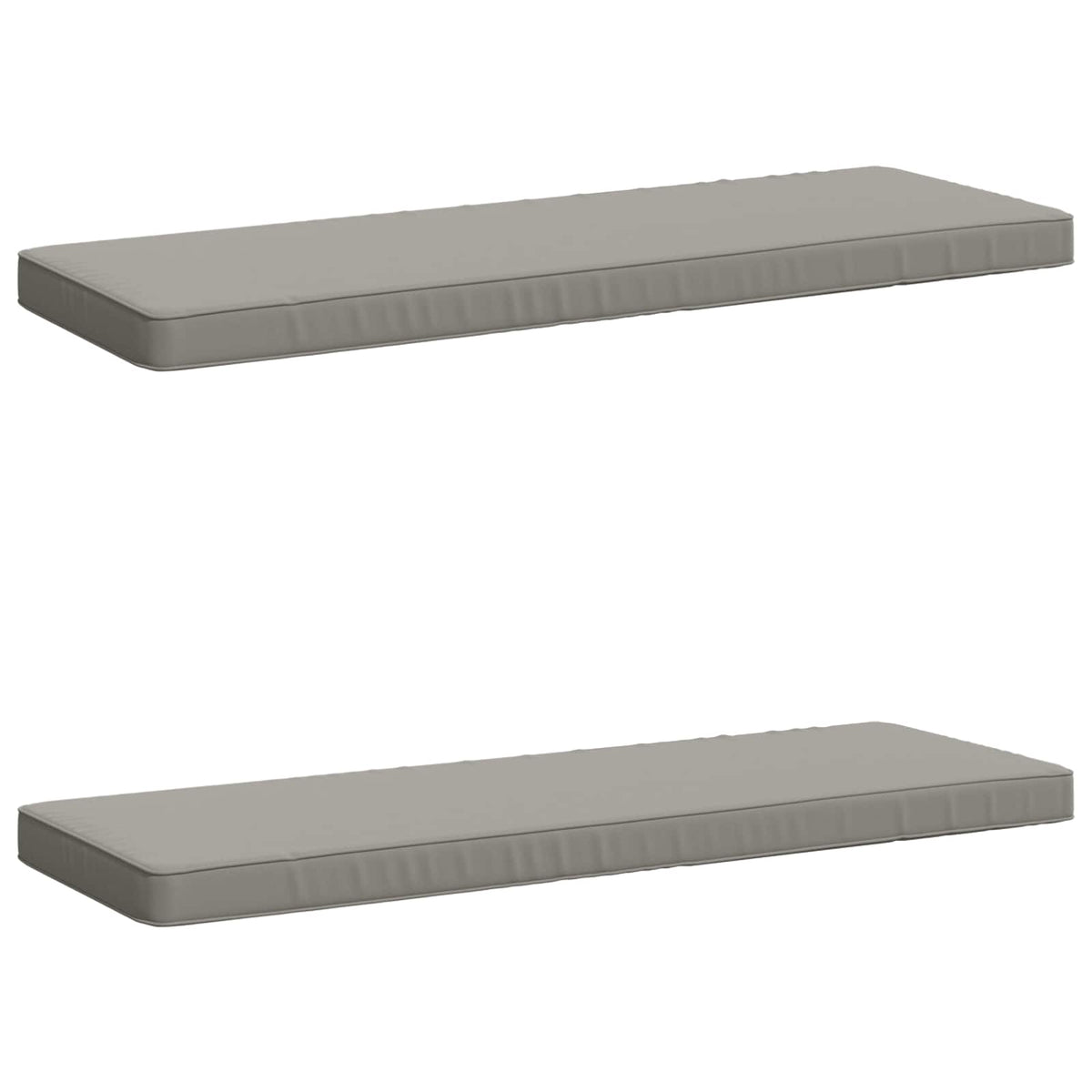 Jastučići za klupe - 2 dijela VUGHT 2 kom. 100% poliester Siva