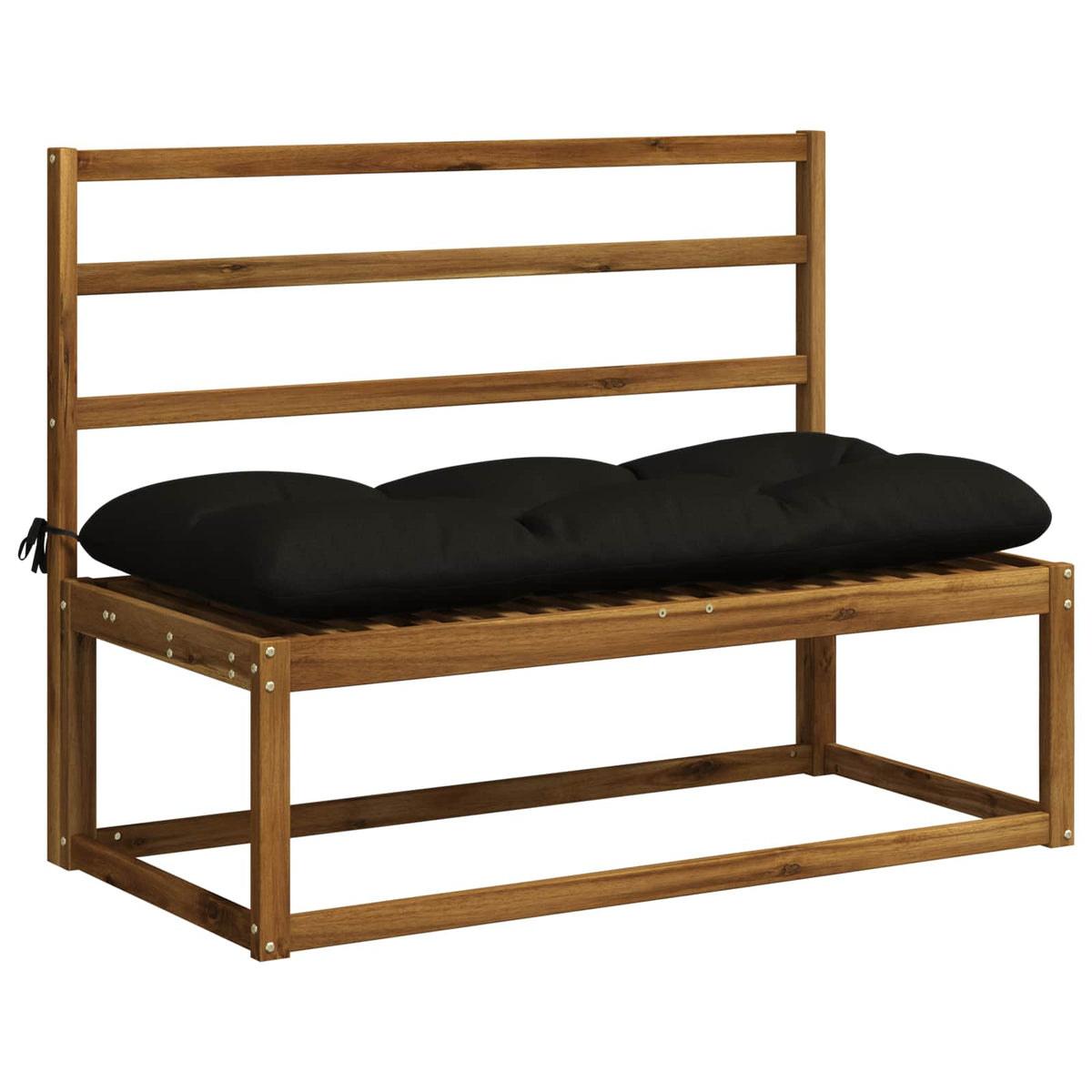 Jastučić za klupu VIANEN 100% poliester Crna 110 x 50 x 12 cm