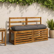Jastučić za klupu VIANEN 100% poliester Siva 120 x 30 x 12 cm