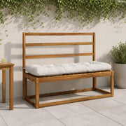 Jastučić za klupu VIANEN 100% poliester Bijela 130 x 40 x 12 cm