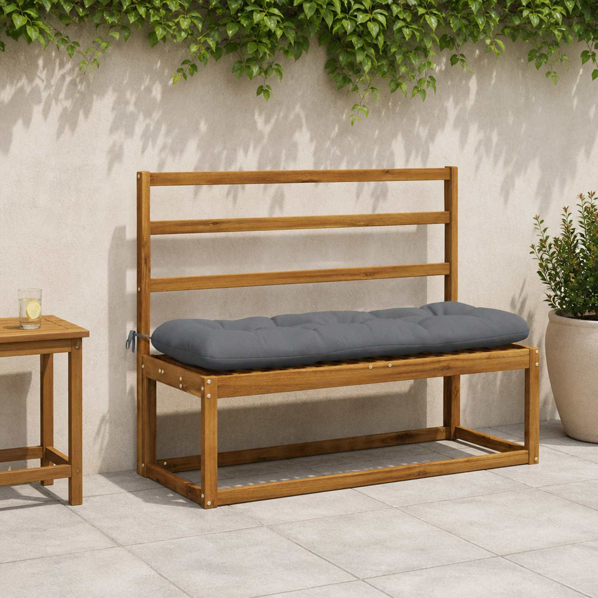 Jastučić za klupu VIANEN 100% poliester Plava 110 x 40 x 12 cm