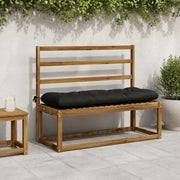 Jastučić za klupu VIANEN 100% poliester Crna 130 x 40 x 12 cm