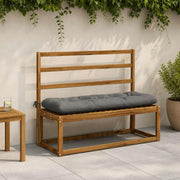 Jastučić za klupu VIANEN 100% poliester Siva 120 x 40 x 12 cm