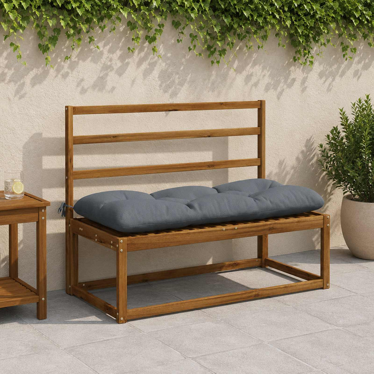 Jastučić za klupu VIANEN 100% poliester Plava 130 x 50 x 12 cm