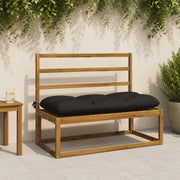 Jastučić za klupu VIANEN 100% poliester Crna 110 x 50 x 12 cm