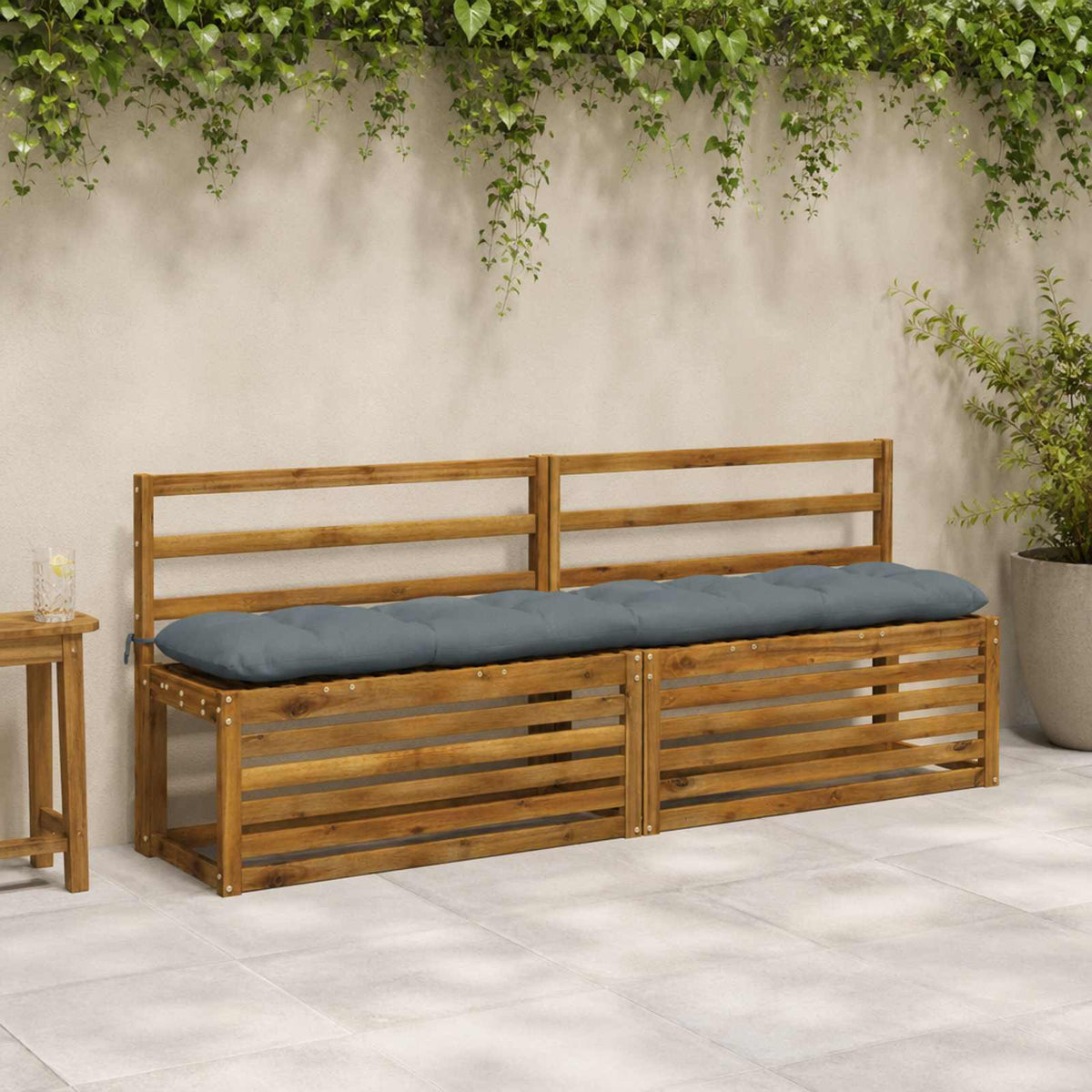 Jastučić za klupu VIANEN 100% poliester Plava 200 x 30 x 12 cm