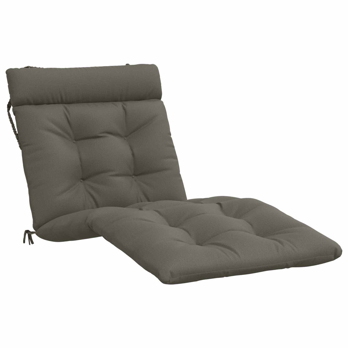 Jastučić za ležaljku VIANEN 100% poliester Siva 200 x 80 x 8 cm