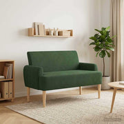 Ljubavni kauč s gumbima Jungle zelena 116 x 67 x 81 cm