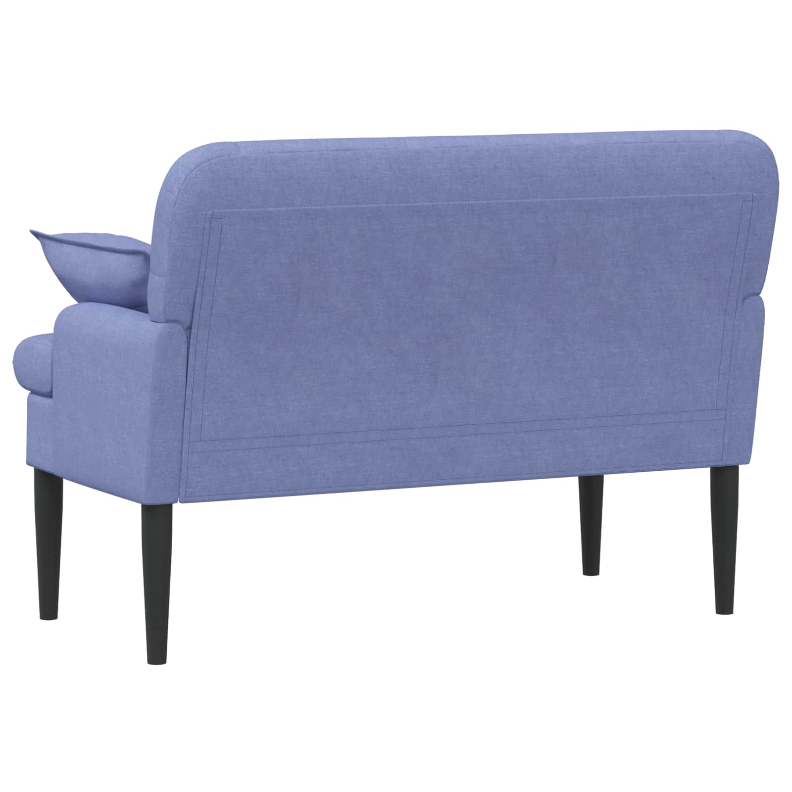 Ljubavni kauč s gumbima Traper plava 111 x 68 x 80 cm Tkanina