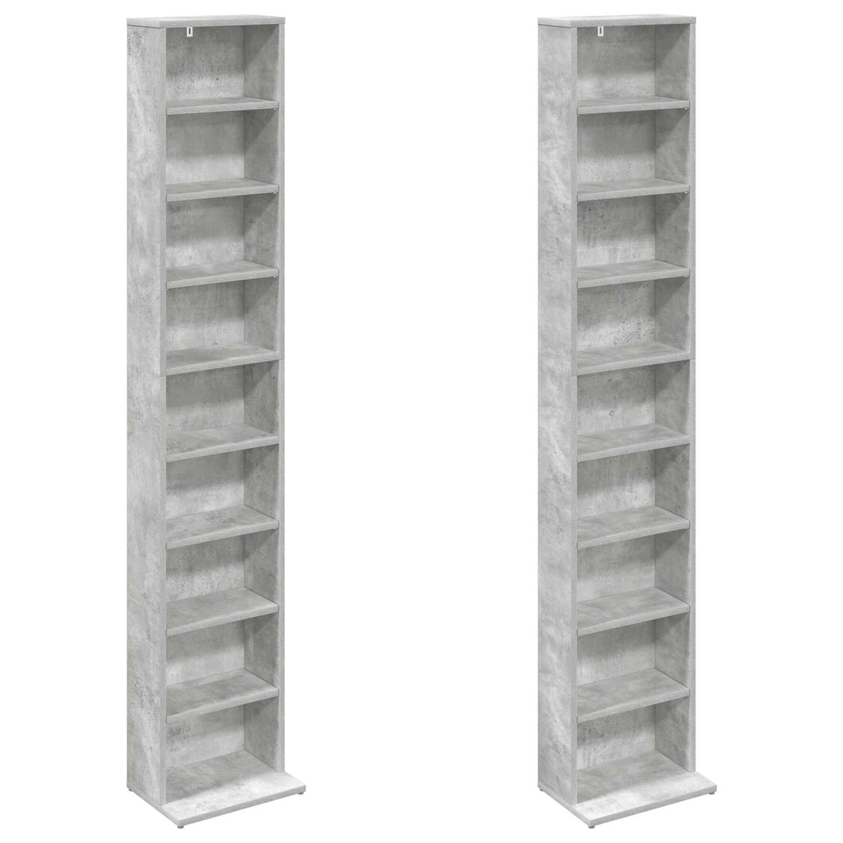 CD ormar 2 kom. Betonska siva 33 x 23,5 x 175 cm