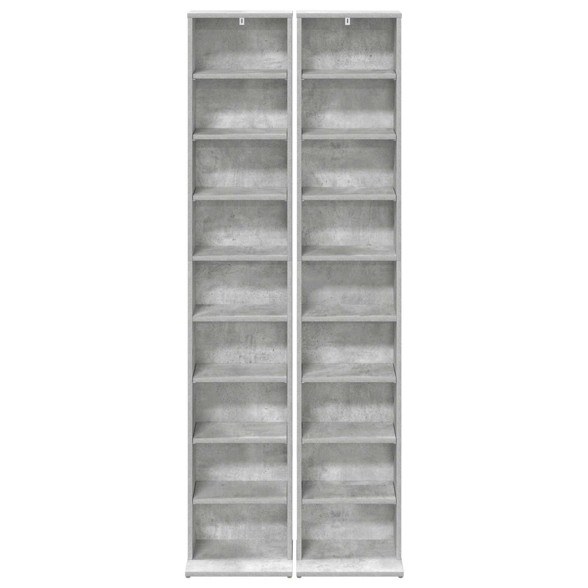 CD ormar 2 kom. Betonska siva 33 x 23,5 x 175 cm