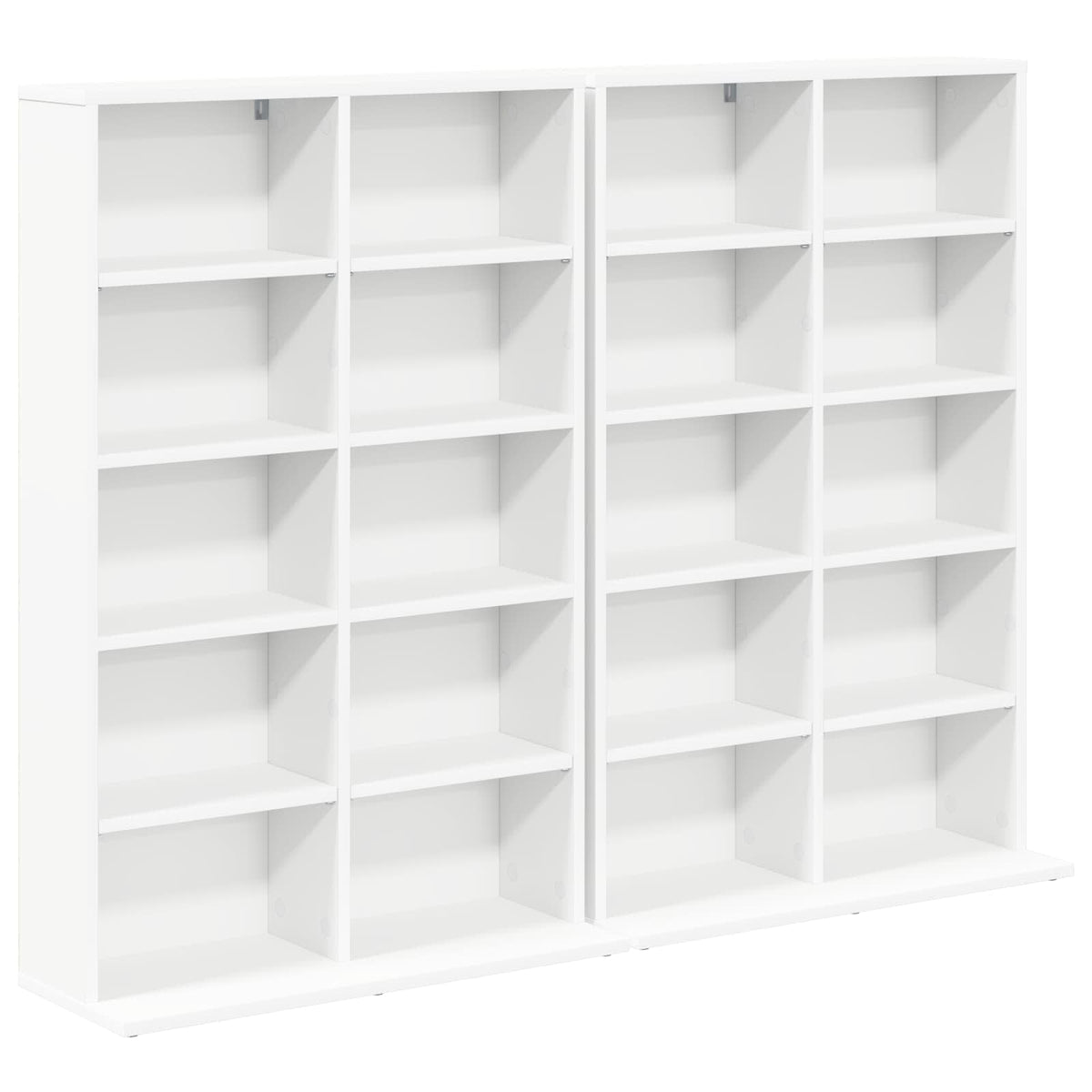 CD ormar 2 kom. Bijela 65 x 23,5 x 97,5 cm Konstruirano drvo