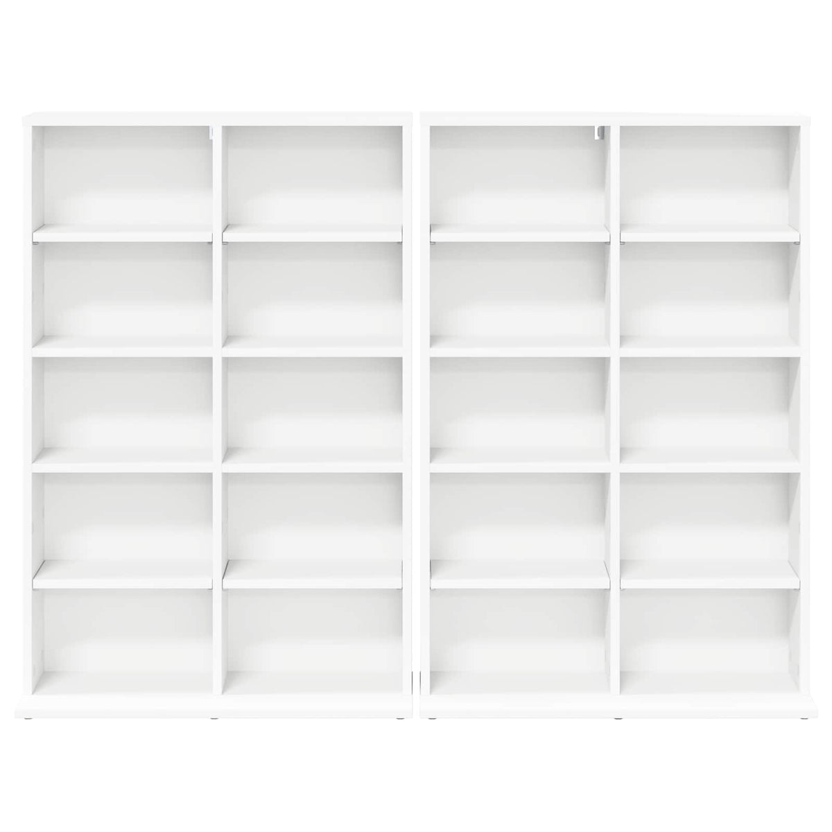 CD ormar 2 kom. Bijela 65 x 23,5 x 97,5 cm Konstruirano drvo