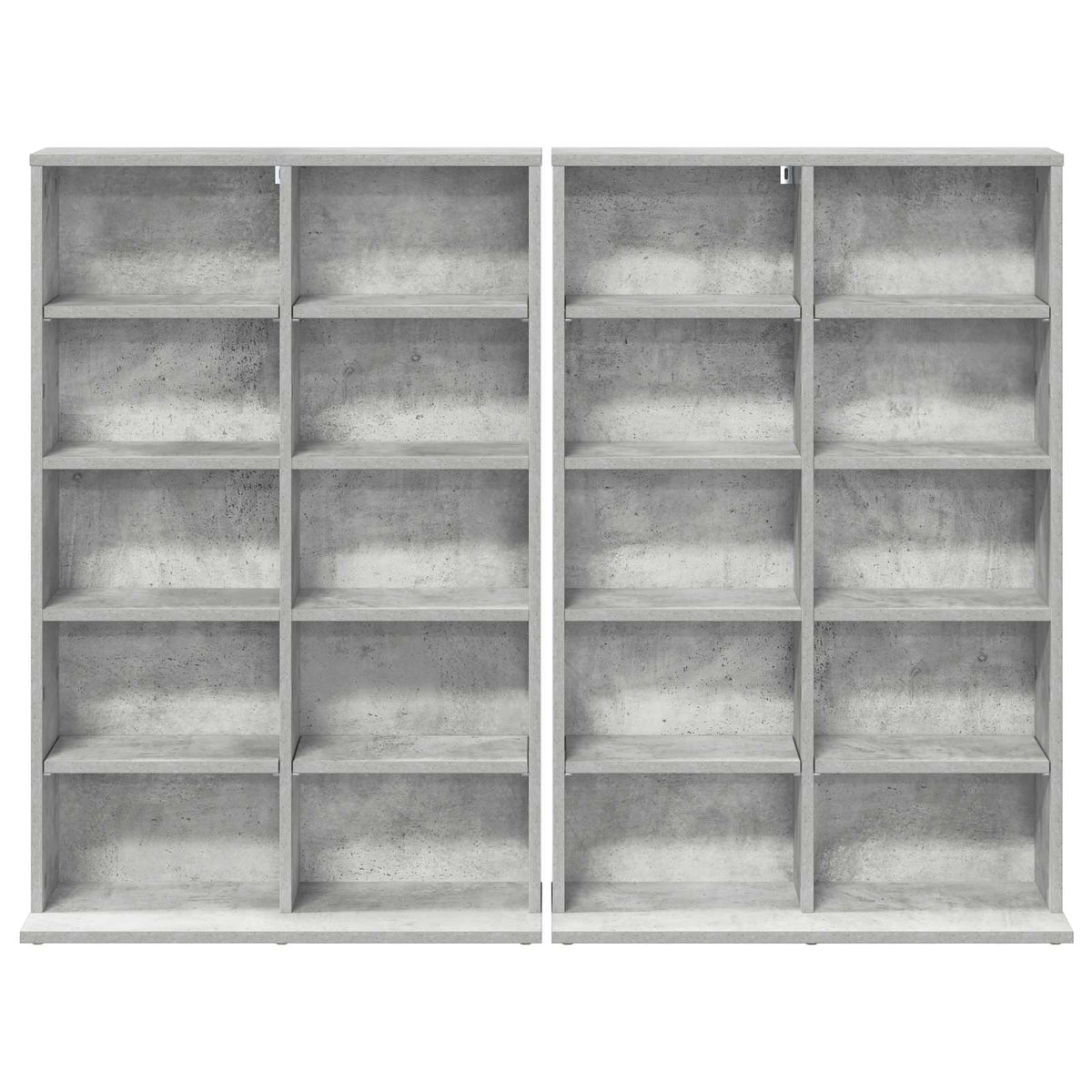 CD ormar 2 kom. Betonska siva 65 x 23,5 x 97,5 cm