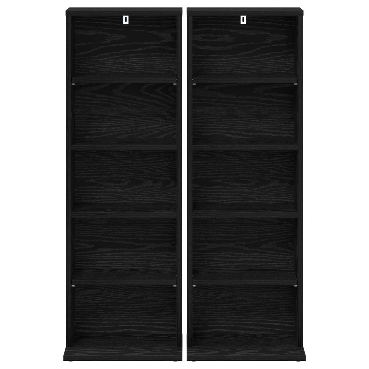 CD ormar 2 kom. Crni hrast 33 x 23,5 x 97,5 cm