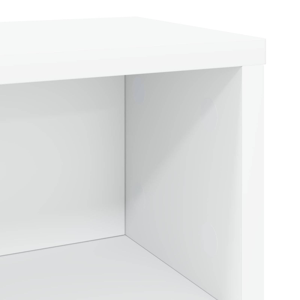 Stalak za CD-ove 4 kom. Bijela 40 x 17 x 17 cm