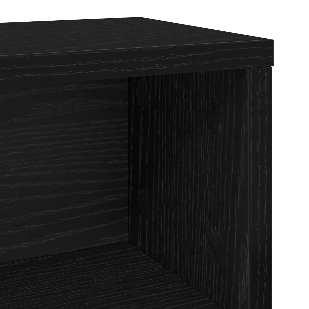 Stalak za CD-ove 4 kom. Crni hrast 40 x 17 x 17 cm