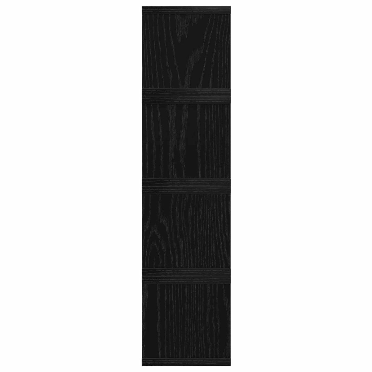 Stalak za CD-ove 4 kom. Crni hrast 40 x 17 x 17 cm
