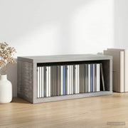 Stalak za CD-ove Siva Sonoma 40 x 17 x 17 cm Konstruirano drvo