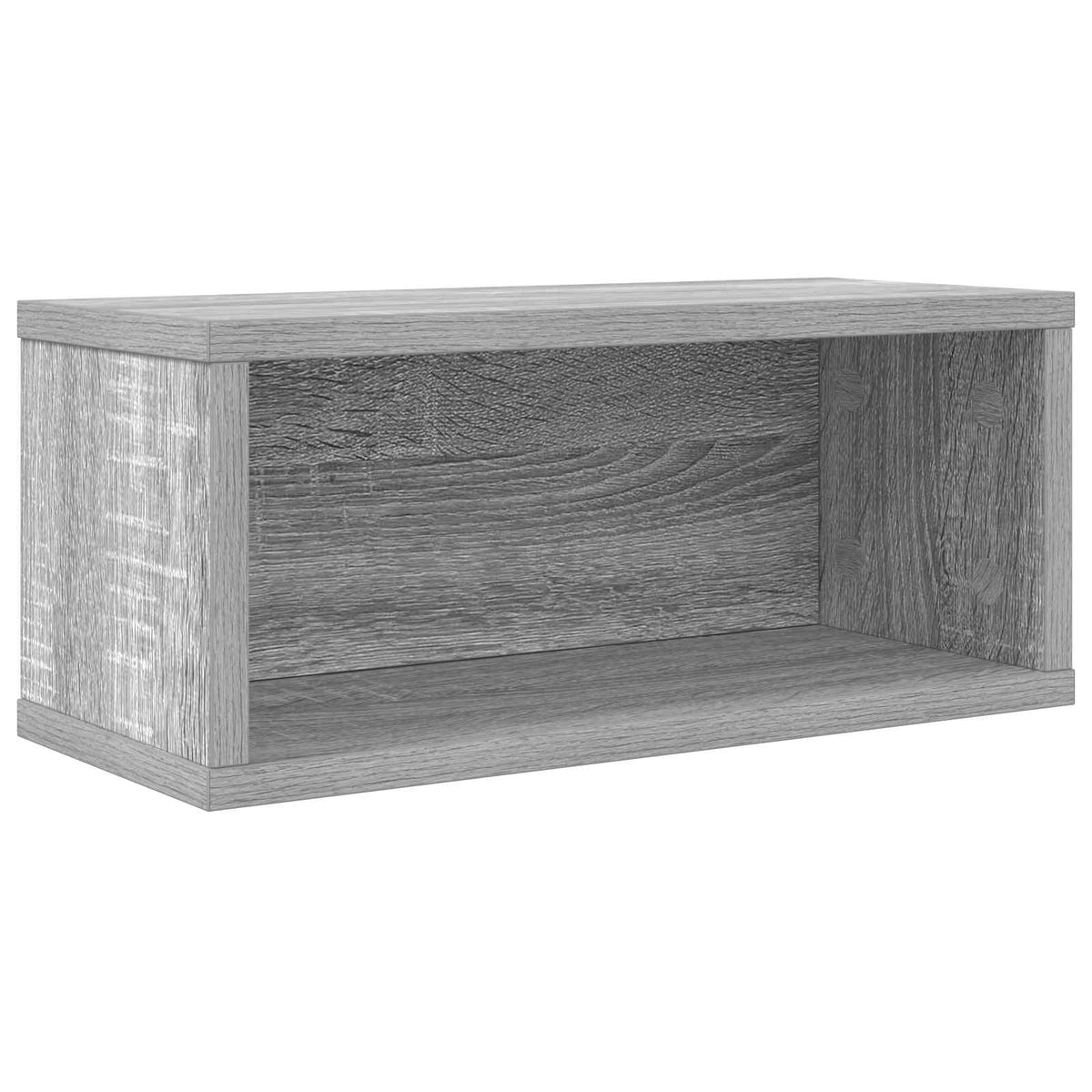 Stalak za CD-ove Siva Sonoma 40 x 17 x 17 cm Konstruirano drvo