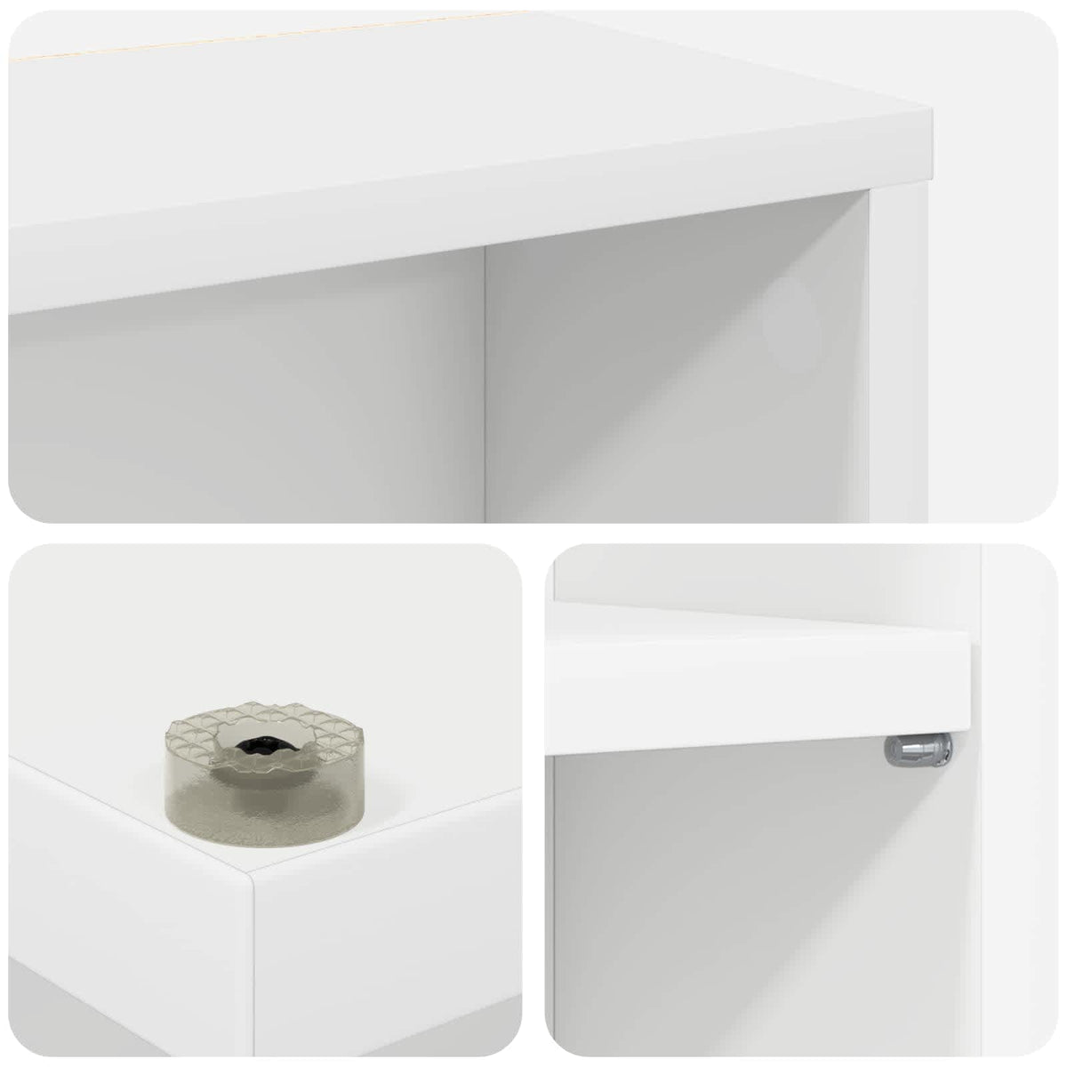 CD ormar 2 kom. Bijela 60 x 17 x 92 cm Konstruirano drvo