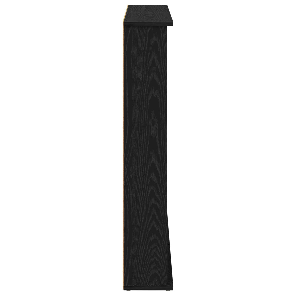 CD ormar 2 kom. Crni hrast 60 x 17 x 92 cm Konstruirano drvo