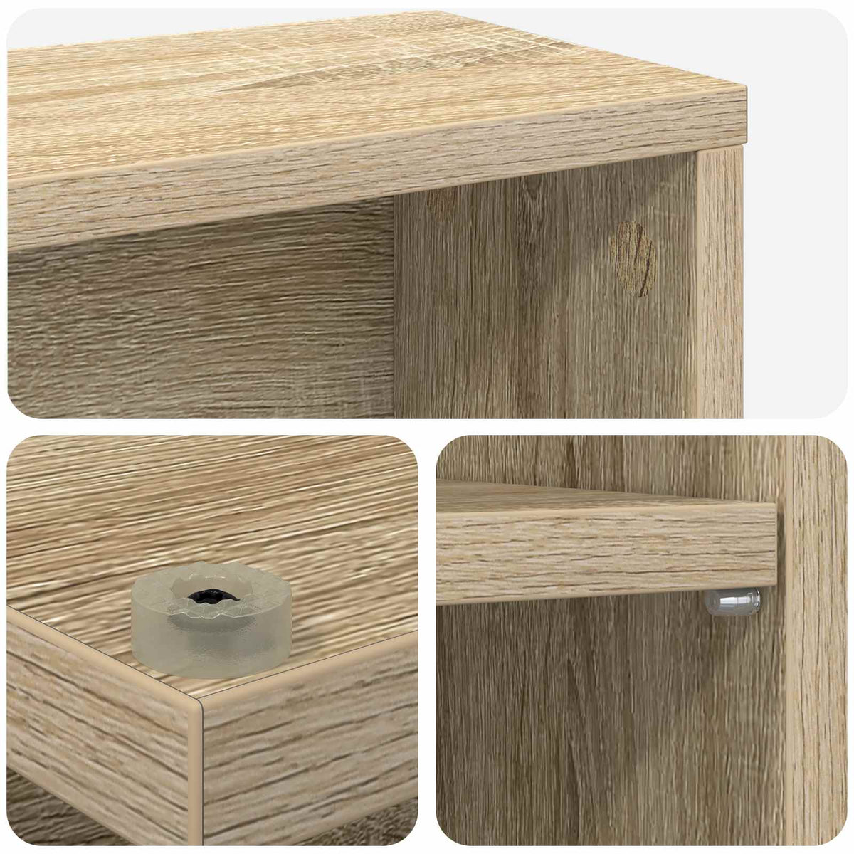 CD ormar Hrast sonoma 60 x 17 x 92 cm Konstruirano drvo