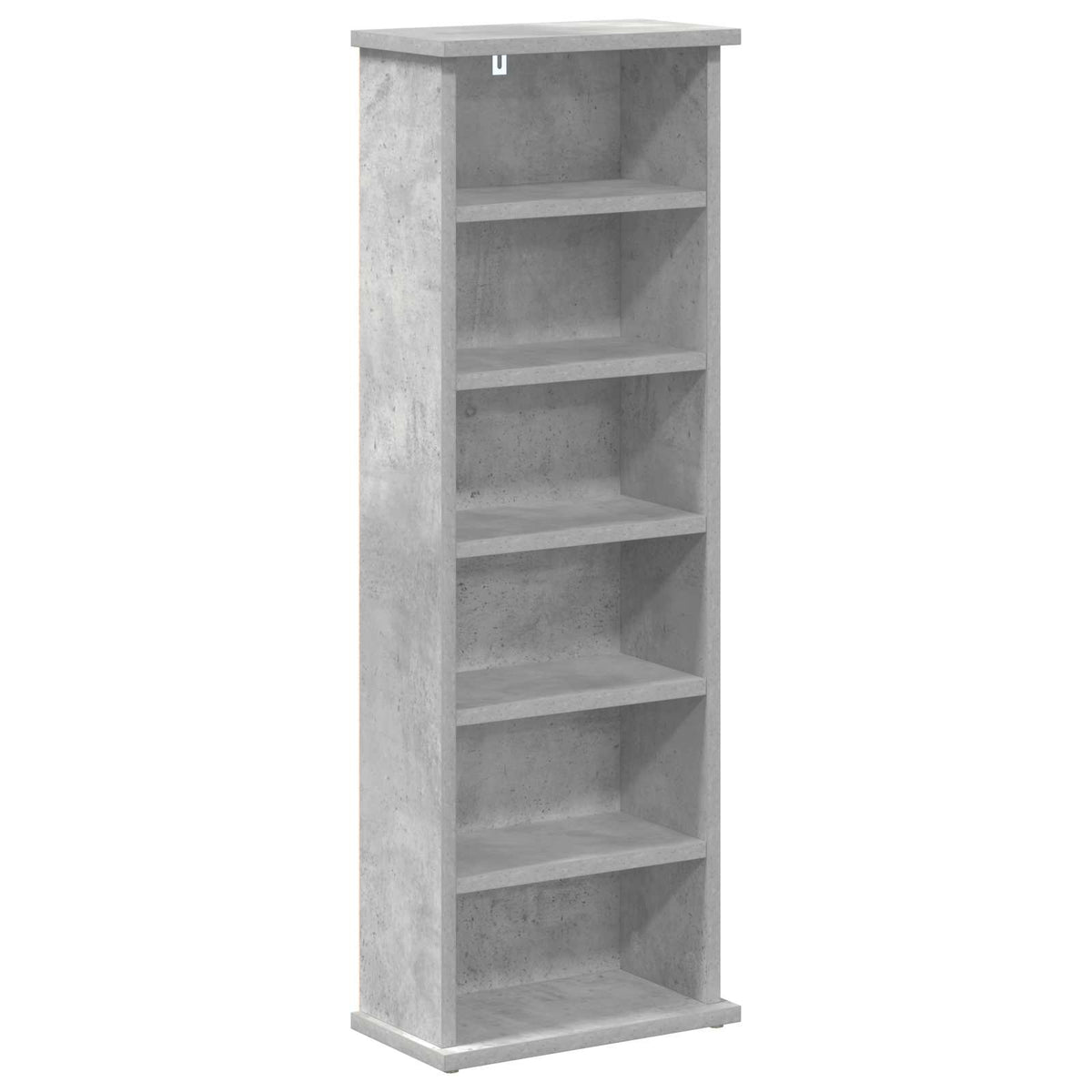 CD ormar Betonska siva 60 x 17 x 92 cm Konstruirano drvo