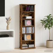 CD ormar Dimljeni hrast 60 x 17 x 92 cm Konstruirano drvo