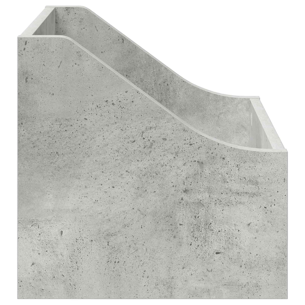 Kutija za LP ploče 2 kom. Betonska siva 37 x 33 x 32 cm