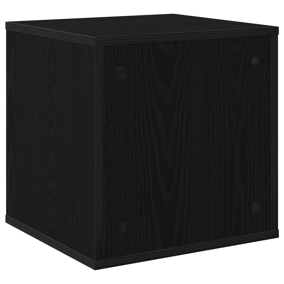 Kutija za vinilne albume Crni hrast 37 x 36,5 x 38 cm