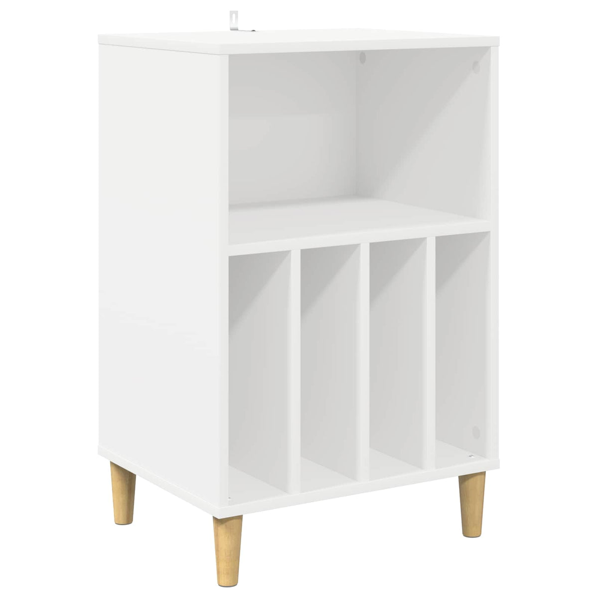 Stalak za gramofon Bijela 47 x 39,5 x 74,5 cm Konstruirano drvo