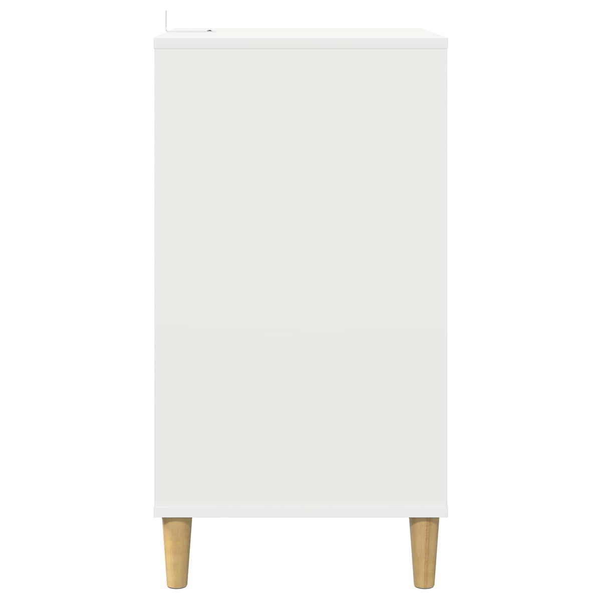 Stalak za gramofon Bijela 47 x 39,5 x 74,5 cm Konstruirano drvo