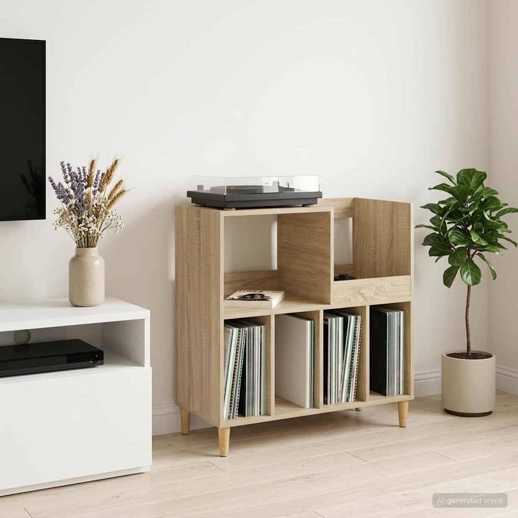 Stalak za gramofon 82 x 39,5 x 82,5 cm Konstruirano drvo