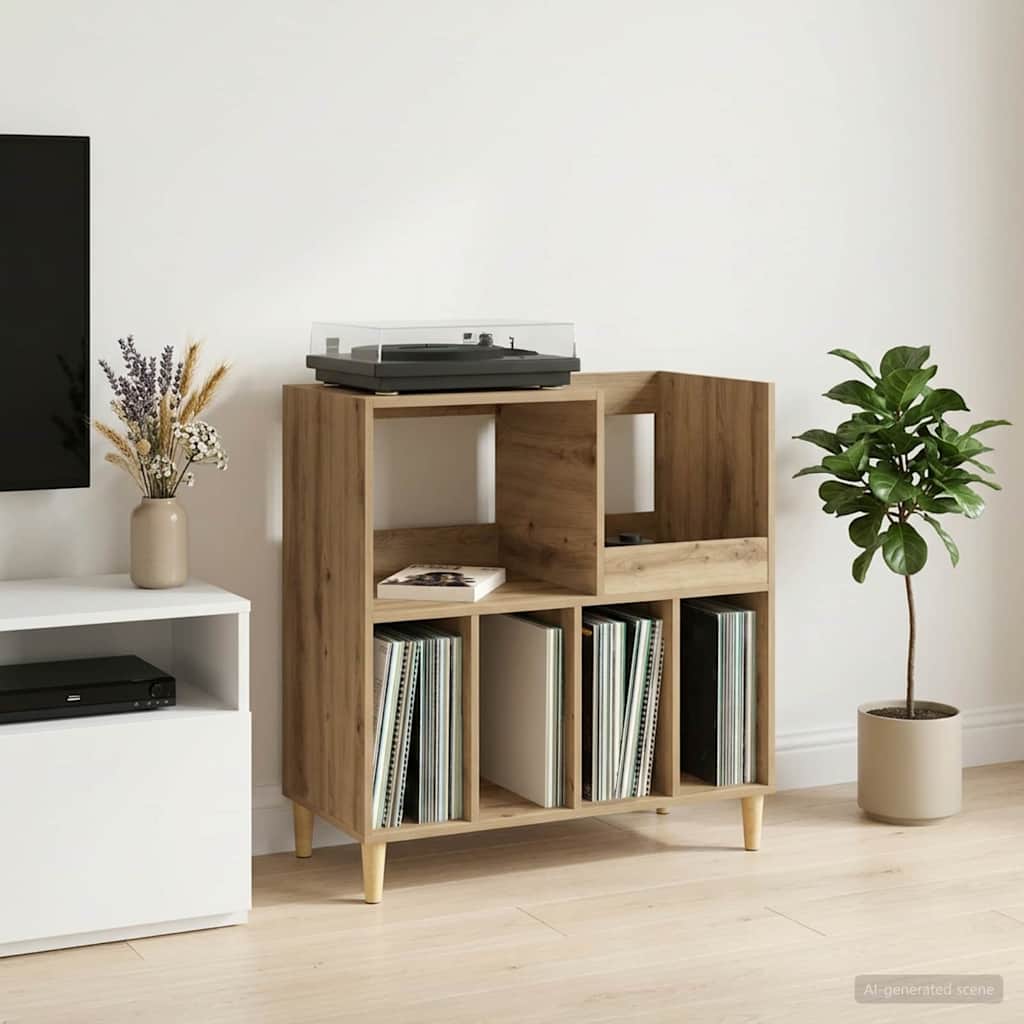 Stalak za gramofon 82 x 39,5 x 82,5 cm Konstruirano drvo