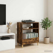 Stalak za gramofon Dimljeni hrast 71 x 39,5 x 83 cm