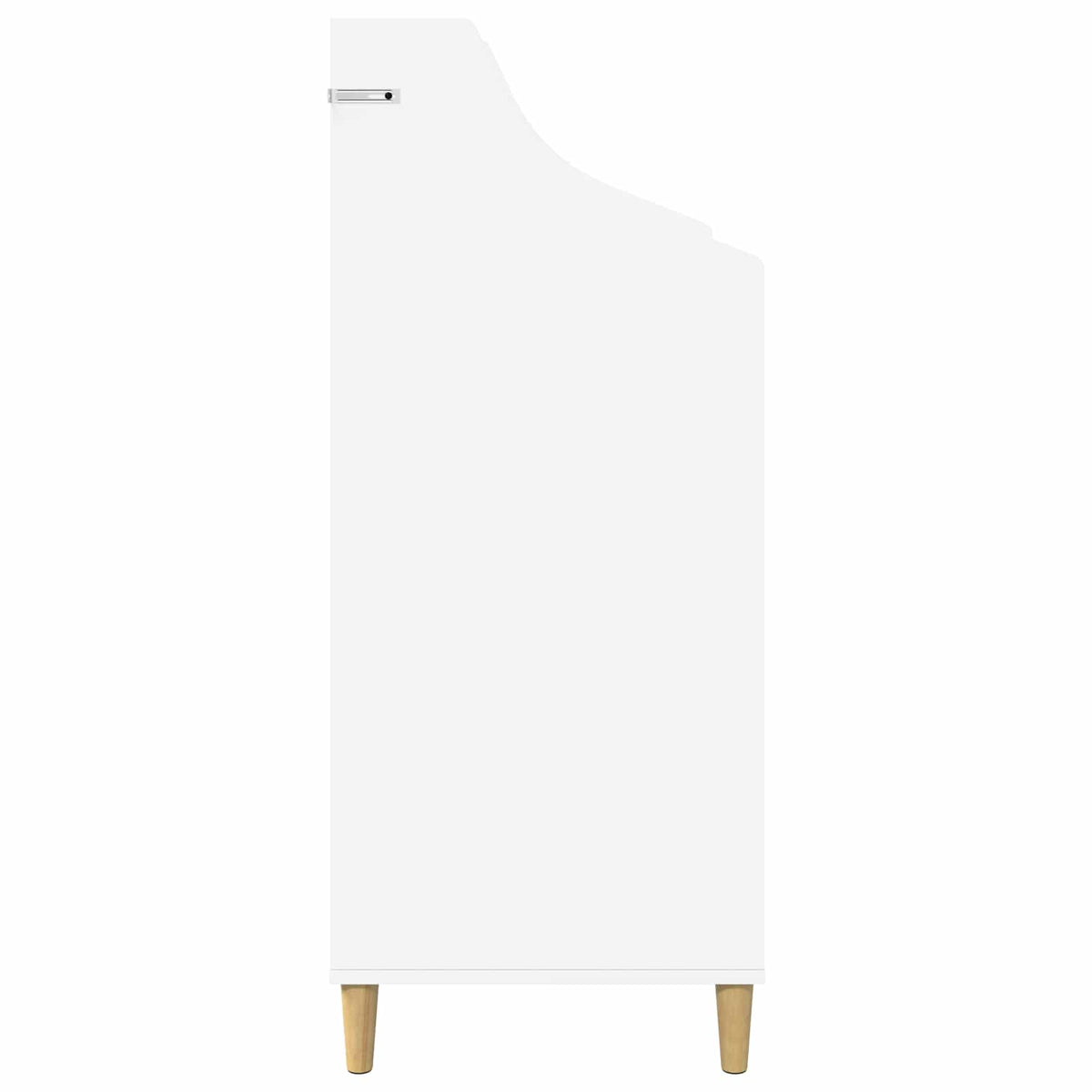 Police za medije Bijela 70,5 x 46 x 112 cm Konstruirano drvo