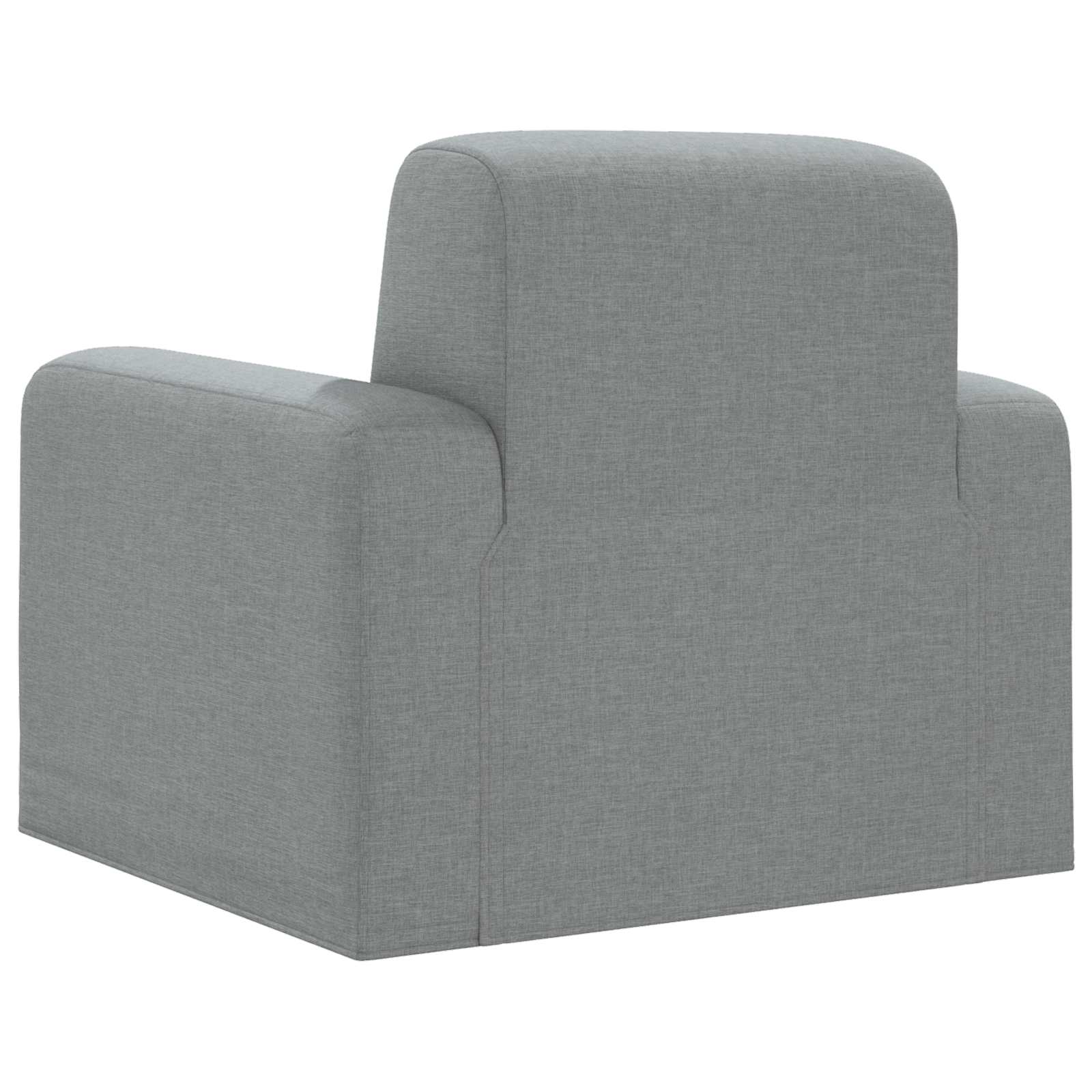 Fotelja Svjetlosiva Tkanina
