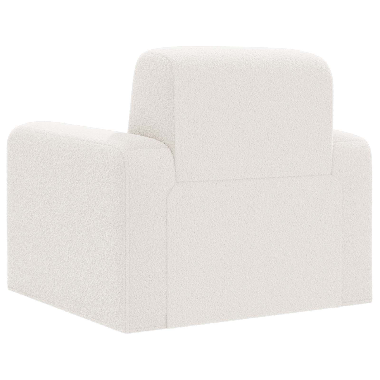 Fotelja Krem Bouclé